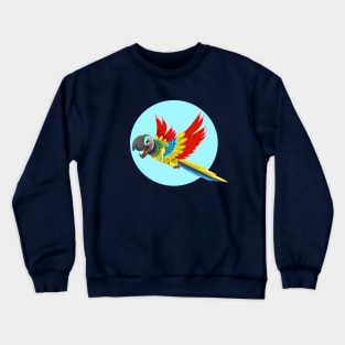 Parrot Animal Bird Wild Ara Feather Tropical Crewneck Sweatshirt